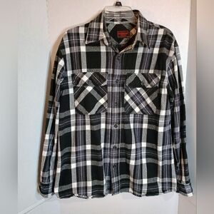 Five Brother Men's Heavy Flannel Shirt Size Medium
